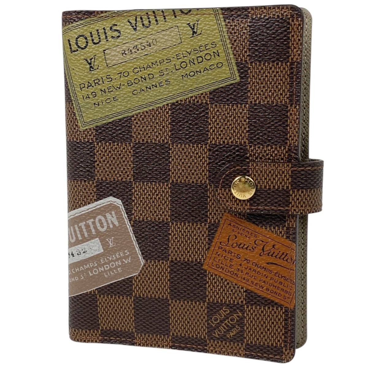 ルイヴィトン　アジェンダMM 手帳カバー　ダミエ　茶 楽天市場】ルイヴィトン LOUIS VUITTON ダミエ アジェンダ MM