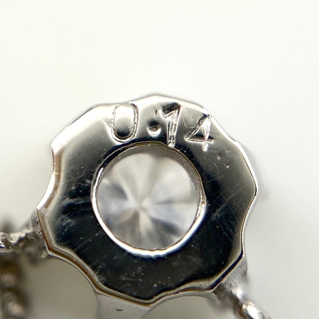 メレダイヤ デザインネックレス プラチナ ペンダント ネックレス 40.5 Pt850 ダイヤモンド レディース 【中古】nbjwl