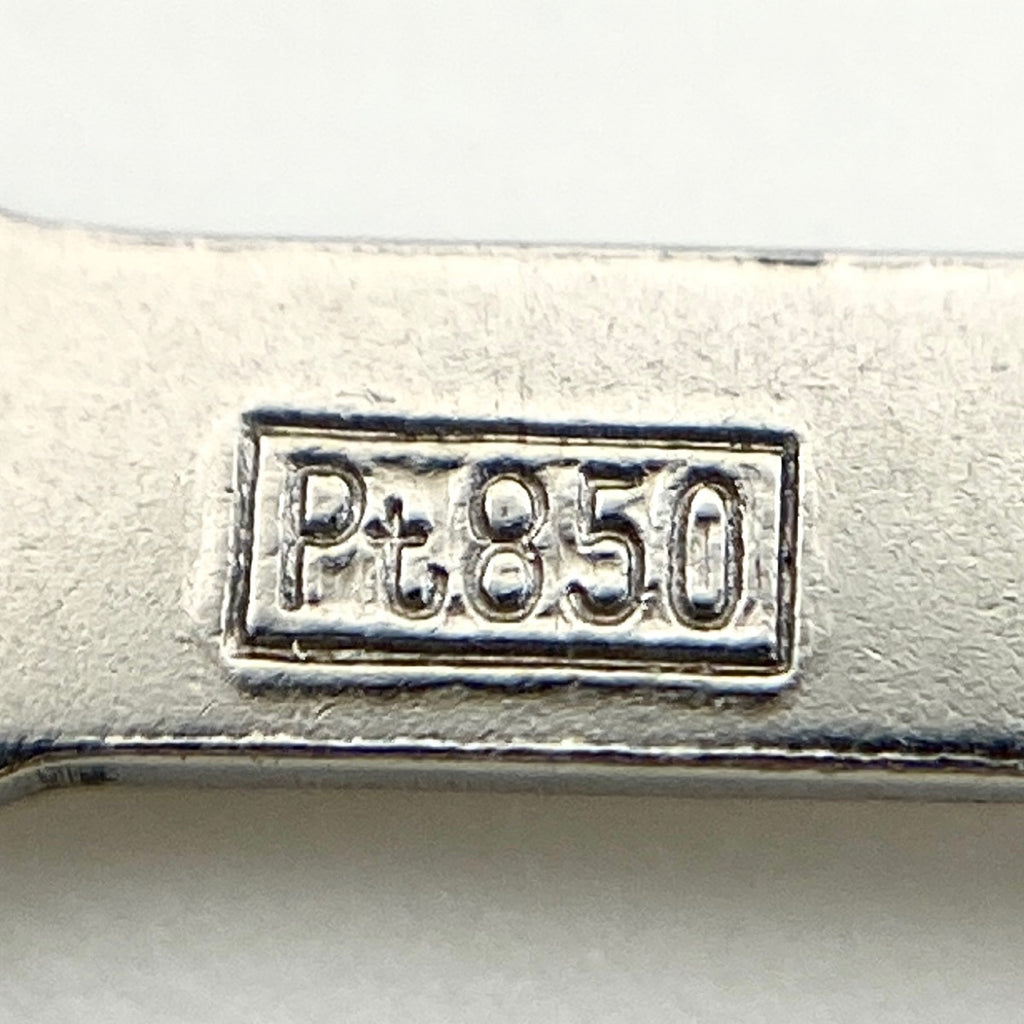 メレダイヤ デザインネックレス プラチナ ペンダント ネックレス 40.5 Pt850 ダイヤモンド レディース 【中古】nbjwl