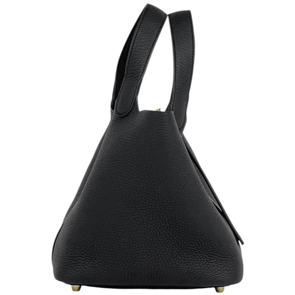 エルメス ピコタンロック PM ミニバッグ ハンドバッグ トリヨンクレマンス ブラック K レディース 【中古】brbag