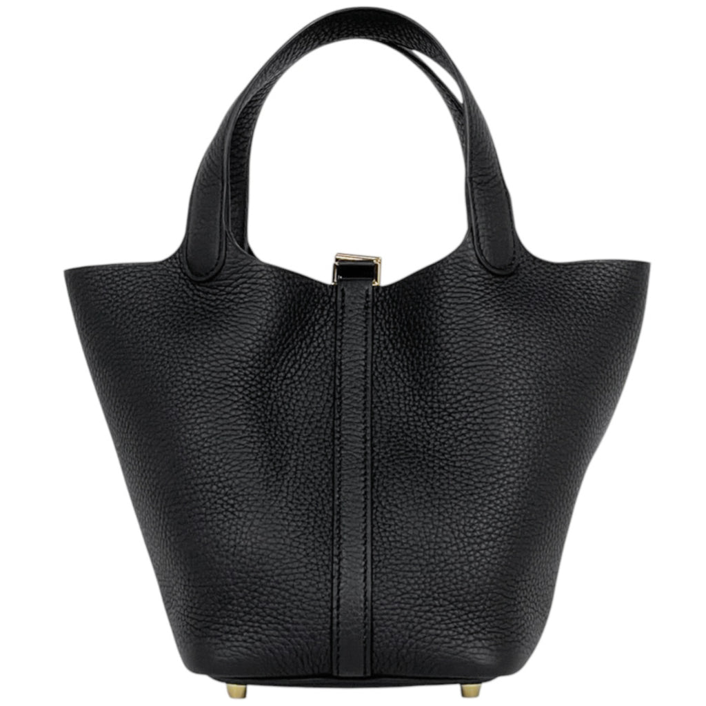 エルメス ピコタンロック PM ミニバッグ ハンドバッグ トリヨンクレマンス ブラック K レディース 【中古】brbag