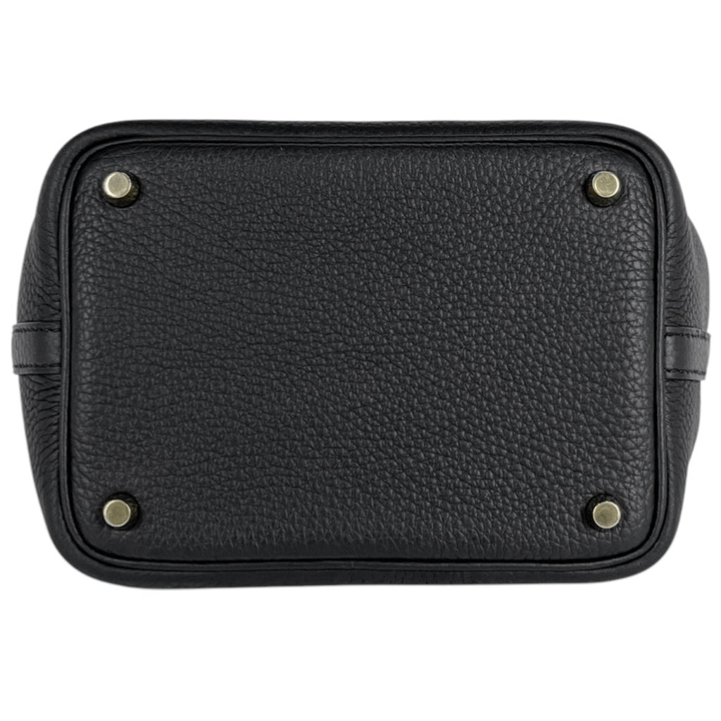 エルメス ピコタンロック PM ミニバッグ ハンドバッグ トリヨンクレマンス ブラック K レディース 【中古】brbag