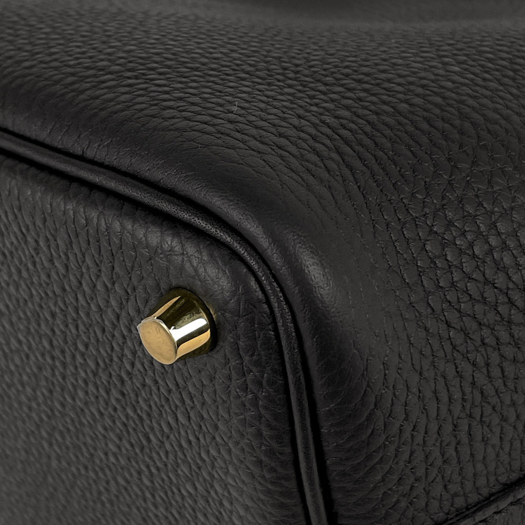 エルメス ピコタンロック PM ミニバッグ ハンドバッグ トリヨンクレマンス ブラック K レディース 【中古】brbag