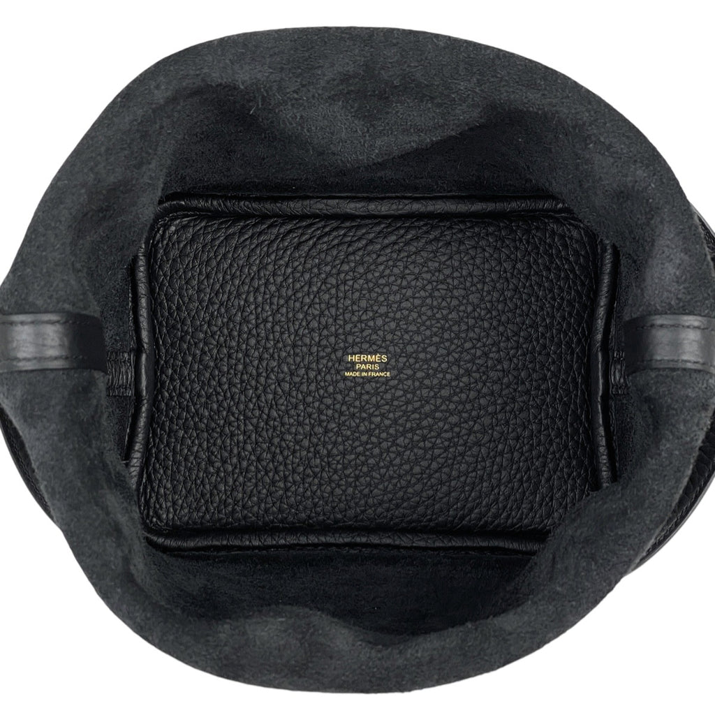 エルメス ピコタンロック PM ミニバッグ ハンドバッグ トリヨンクレマンス ブラック K レディース 【中古】brbag