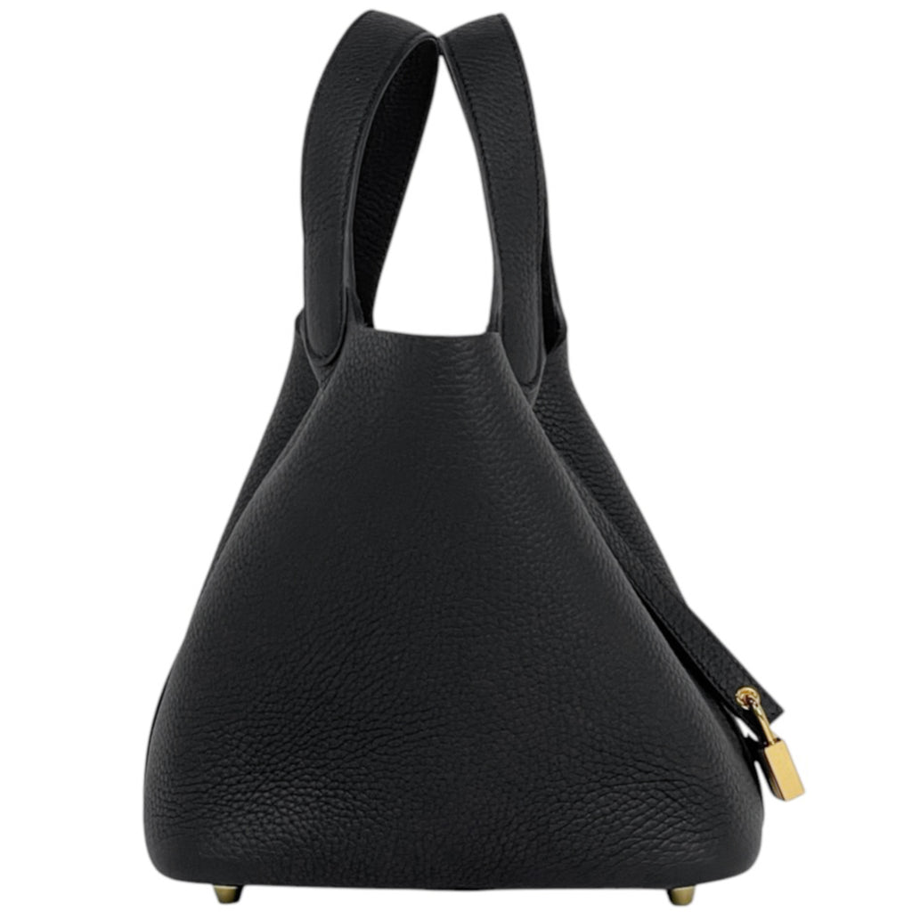 エルメス ピコタンロック PM ミニバッグ ハンドバッグ トリヨンクレマンス ブラック K レディース 【中古】brbag