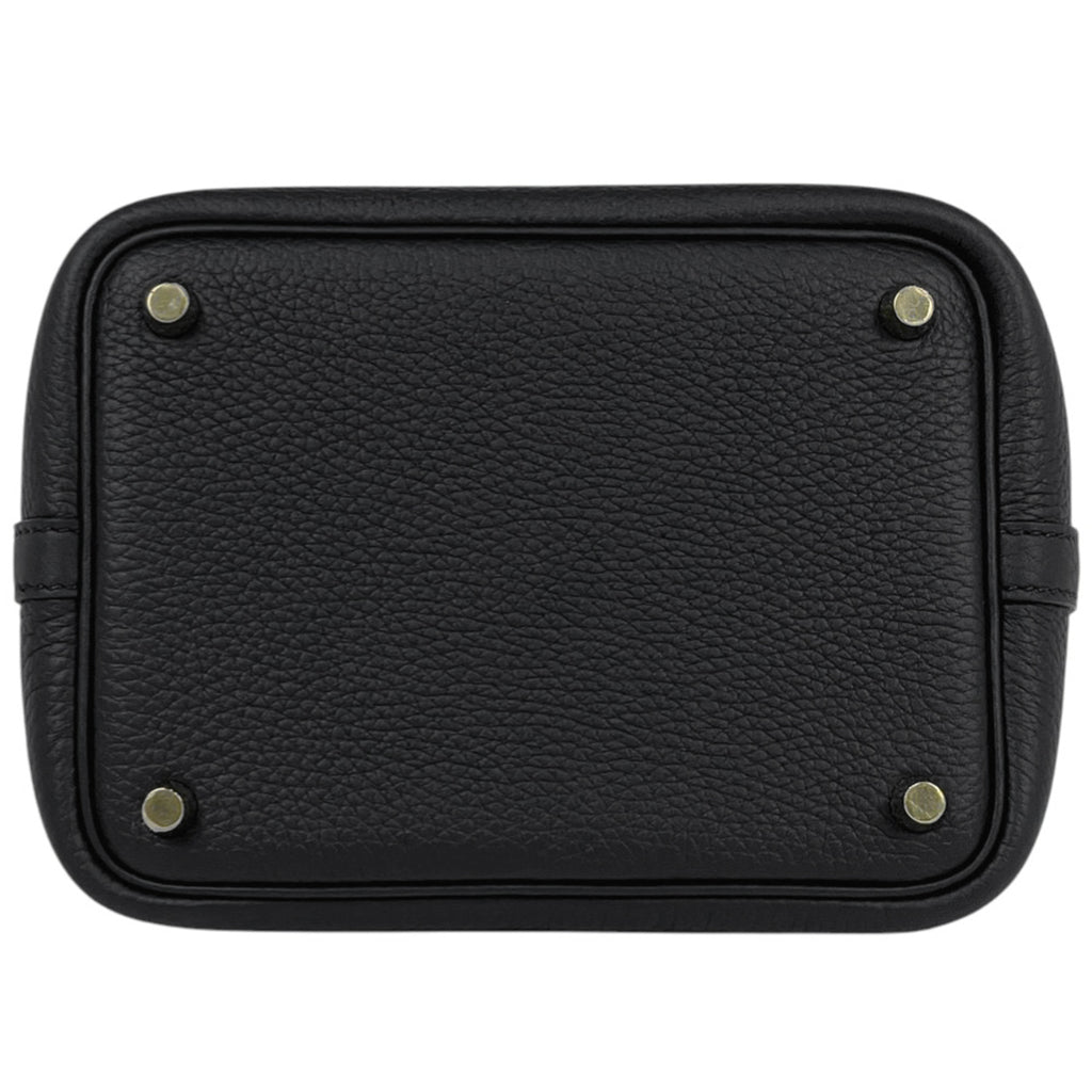 エルメス ピコタンロック PM ミニバッグ ハンドバッグ トリヨンクレマンス ブラック K レディース 【中古】brbag
