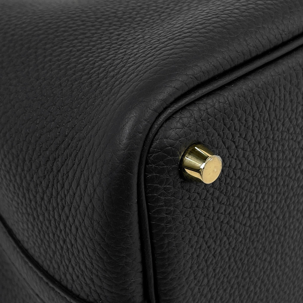 エルメス ピコタンロック PM ミニバッグ ハンドバッグ トリヨンクレマンス ブラック K レディース 【中古】brbag