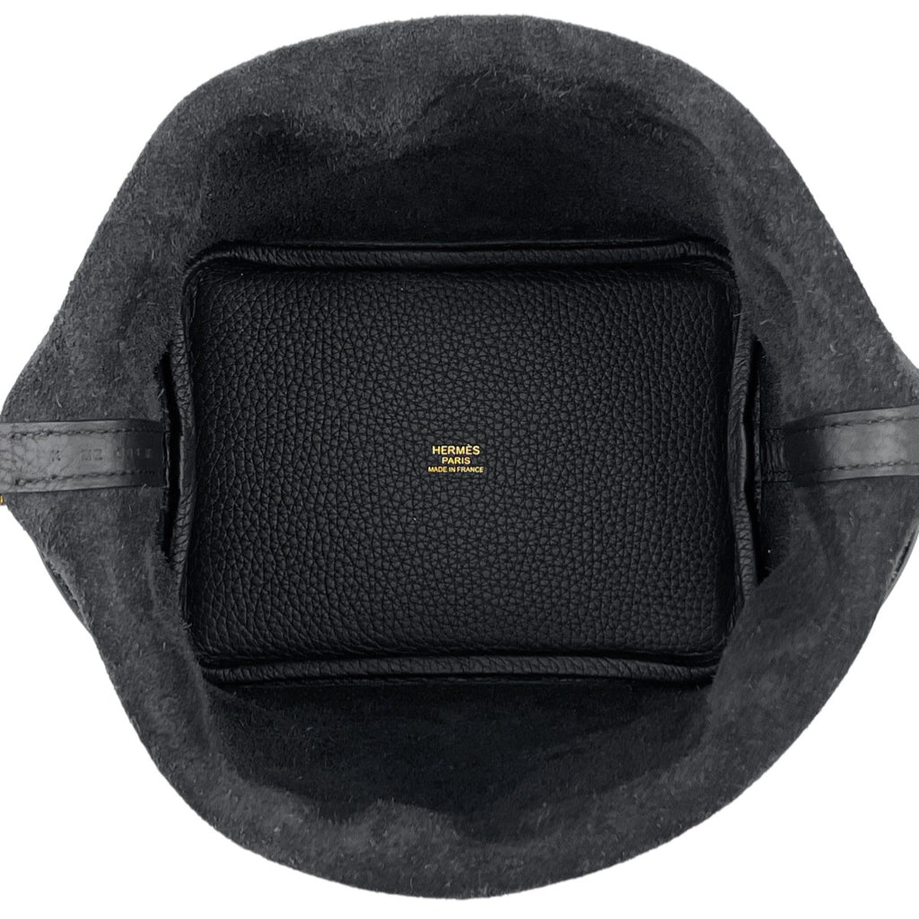 エルメス ピコタンロック PM ミニバッグ ハンドバッグ トリヨンクレマンス ブラック K レディース 【中古】brbag