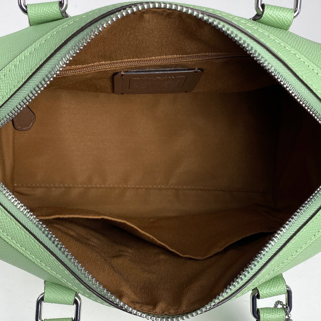 コーチ ロゴ ハンドバッグ 2WAY ショルダーバッグ ハンドバッグ レザー グリーン CH282 レディース 【中古】 brbag