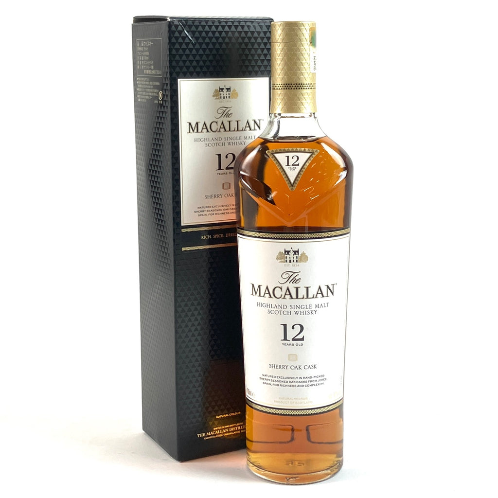 マッカラン MACALLAN 12年 シェリーオークカスク 700ml スコッチウイスキー シングルモルト 【古酒】