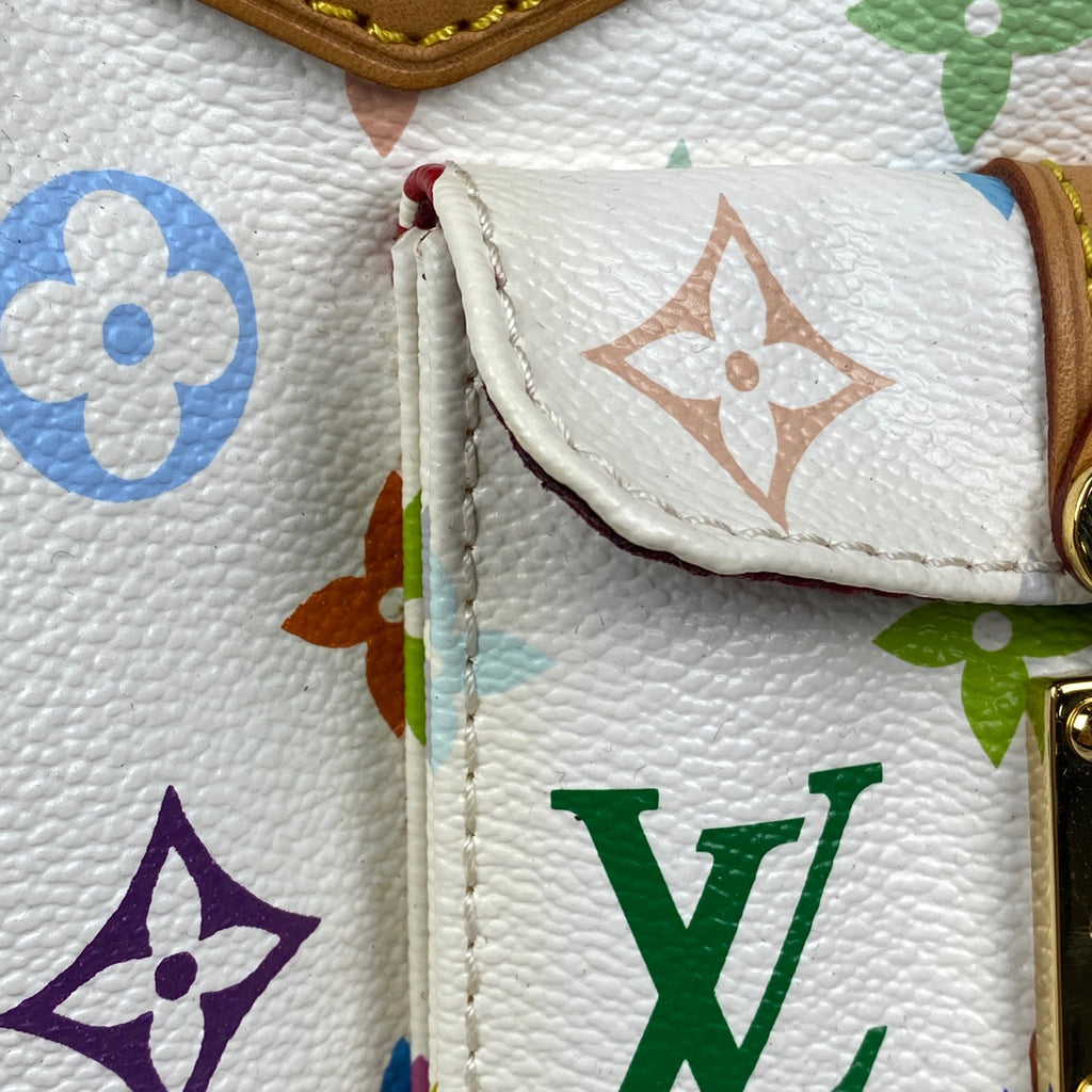 ルイ・ヴィトン スピーディ 30 ボストンバッグ 手提げ ハンドバッグ モノグラムマルチカラー ブロン(ホワイト) M92643 レディース 【中古】brbag