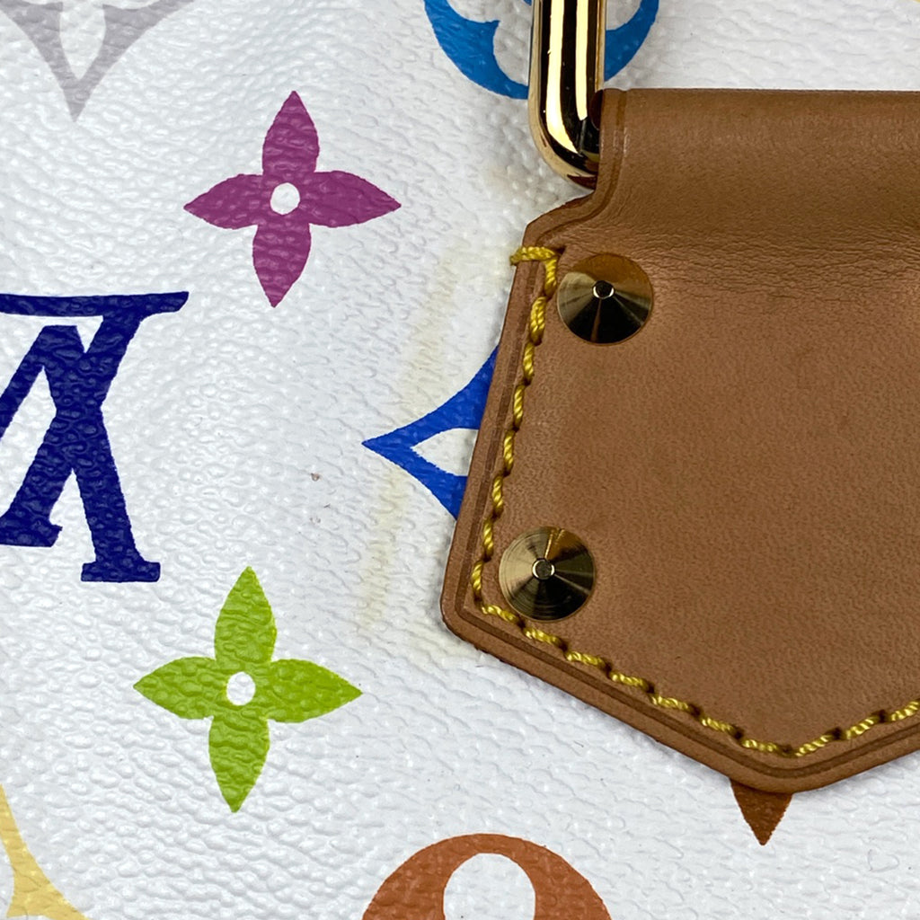 ルイ・ヴィトン スピーディ 30 ボストンバッグ 手提げ ハンドバッグ モノグラムマルチカラー ブロン(ホワイト) M92643 レディース 【中古】brbag