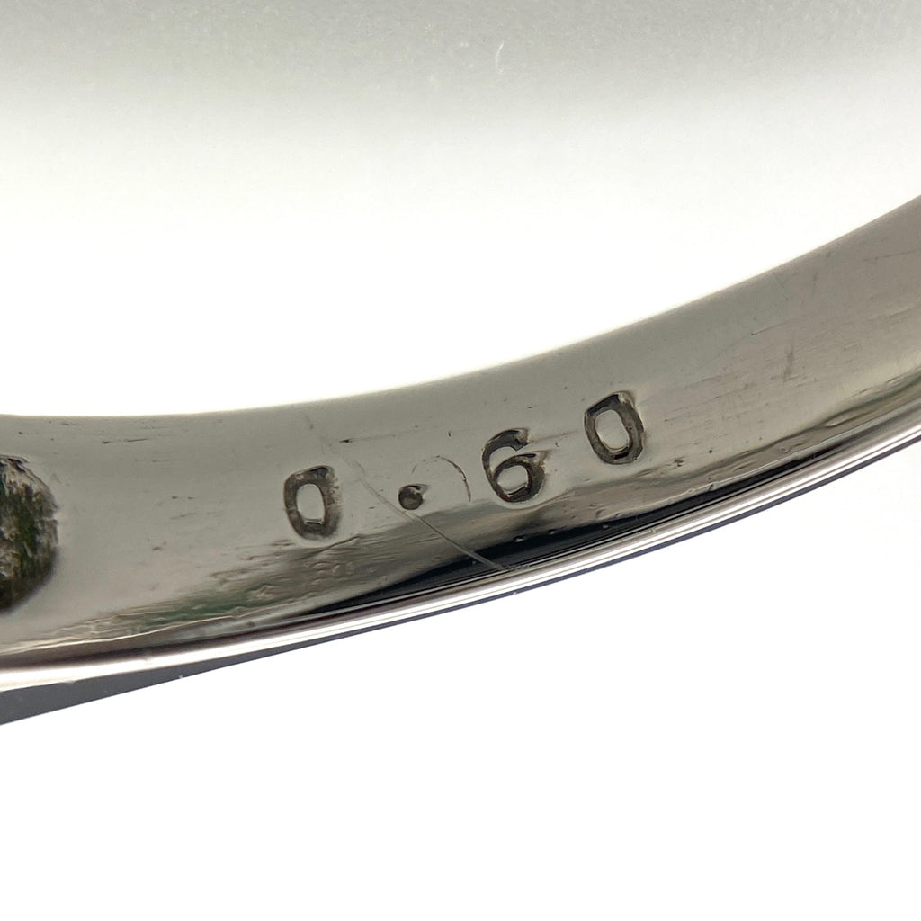 PT900 ヒスイ リング プラチナ 12号 ダイヤモンド 0.60CT レディース 中古 nbjwl