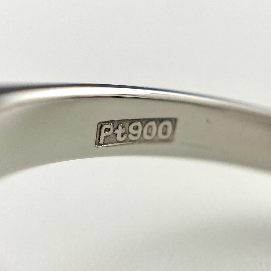 PT900 ヒスイ リング プラチナ 12号 ダイヤモンド 0.60CT レディース 中古 nbjwl