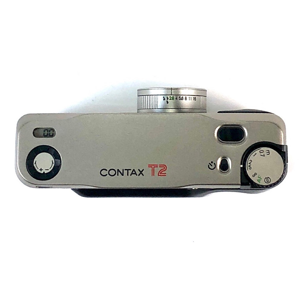 コンタックス CONTAX T2 D チタンシルバー ［ジャンク品］ フィルム コンパクトカメラ 【中古】