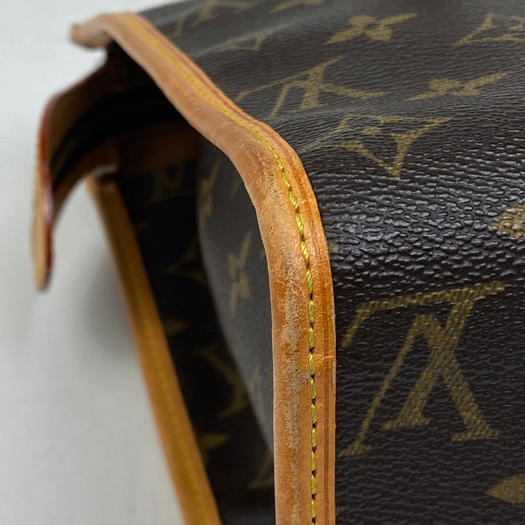 ルイ・ヴィトン ポパンクール・オ ショルダーバッグ 肩掛け ハンドバッグ モノグラム ブラウン M40007 レディース 【中古】brbag