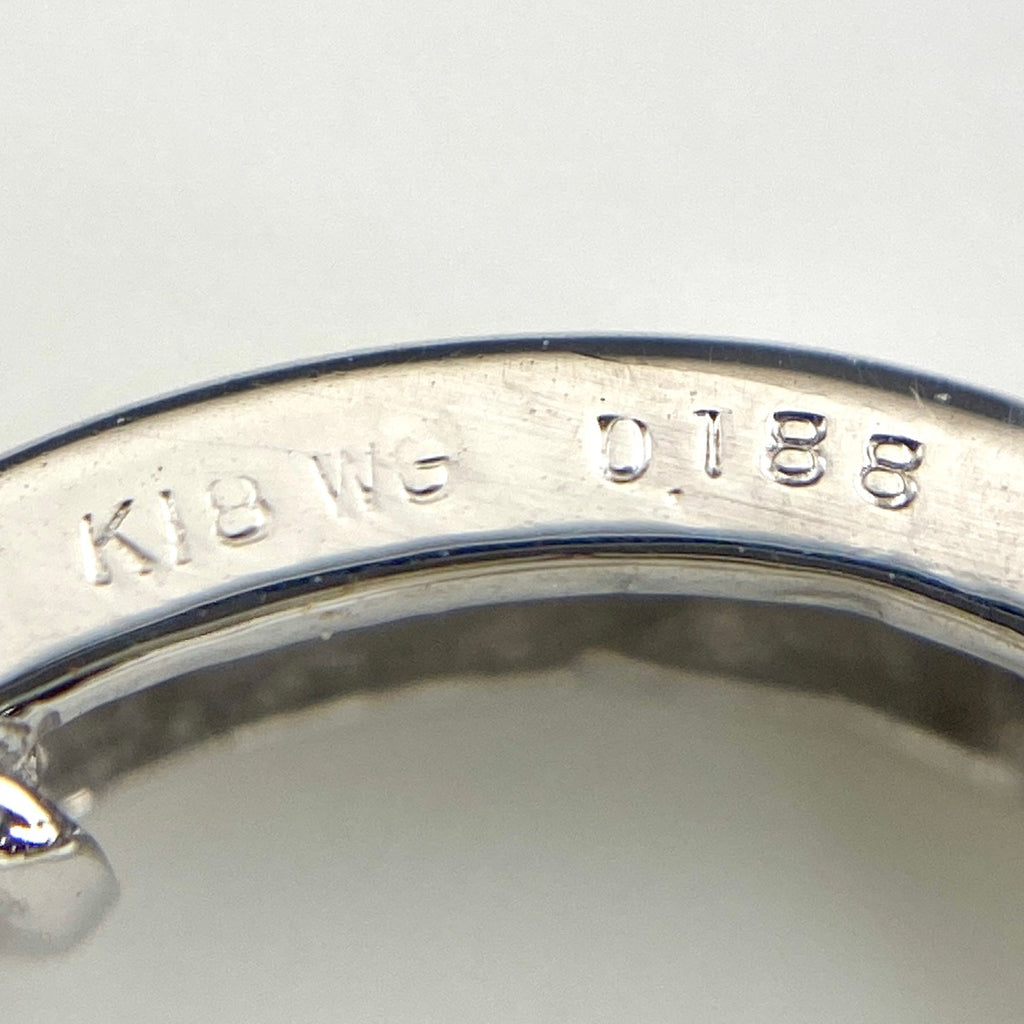 GEMCEREY ジェムケリー ダイヤモンド デザインピアス WG ホワイトゴールド ピアス K18 WG ダイヤモンド レディース 【中古】brjwl