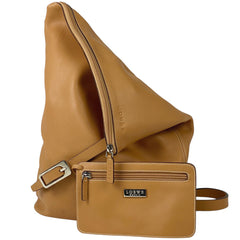 ロエベ ロゴ ショルダーバッグ ボディバッグ ショルダーバッグ レザー ブラウン レディース 【中古】brbag