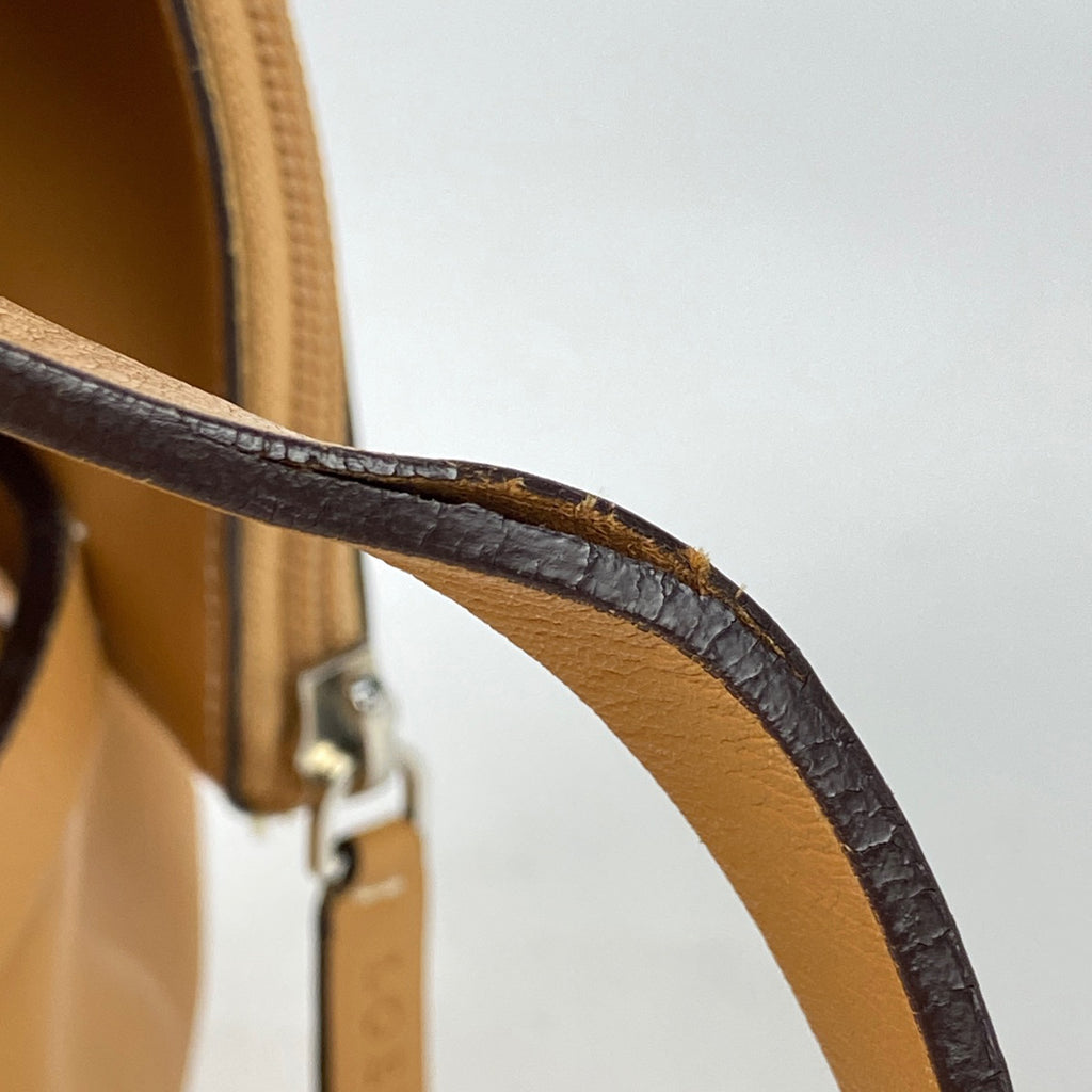 ロエベ ロゴ ショルダーバッグ ボディバッグ ショルダーバッグ レザー ブラウン レディース 【中古】brbag