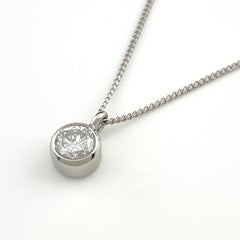 【在庫一掃】 ダイヤモンド デザインネックレス プラチナ ペンダント ネックレス Pt900 Pt850 ダイヤモンド レディース 【中古】 nbjwl