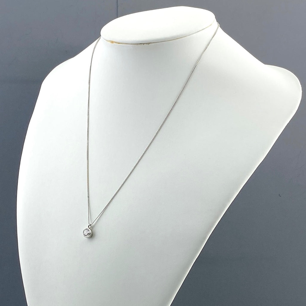 【在庫一掃】 ダイヤモンド デザインネックレス プラチナ ペンダント ネックレス Pt900 Pt850 ダイヤモンド レディース 【中古】 nbjwl