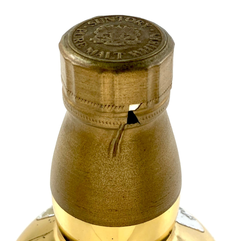 【東京都内限定お届け】 サントリー SUNTORY 山崎 ピュアモルト 60周年記念ボトル 金	 760ml 国産ウイスキー 【古酒】liqbb