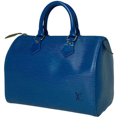 ルイ・ヴィトン スピーディ 25 通勤 通学 手提げ ハンドバッグ エピ トレドブルー M43015 レディース 【中古】 brbag