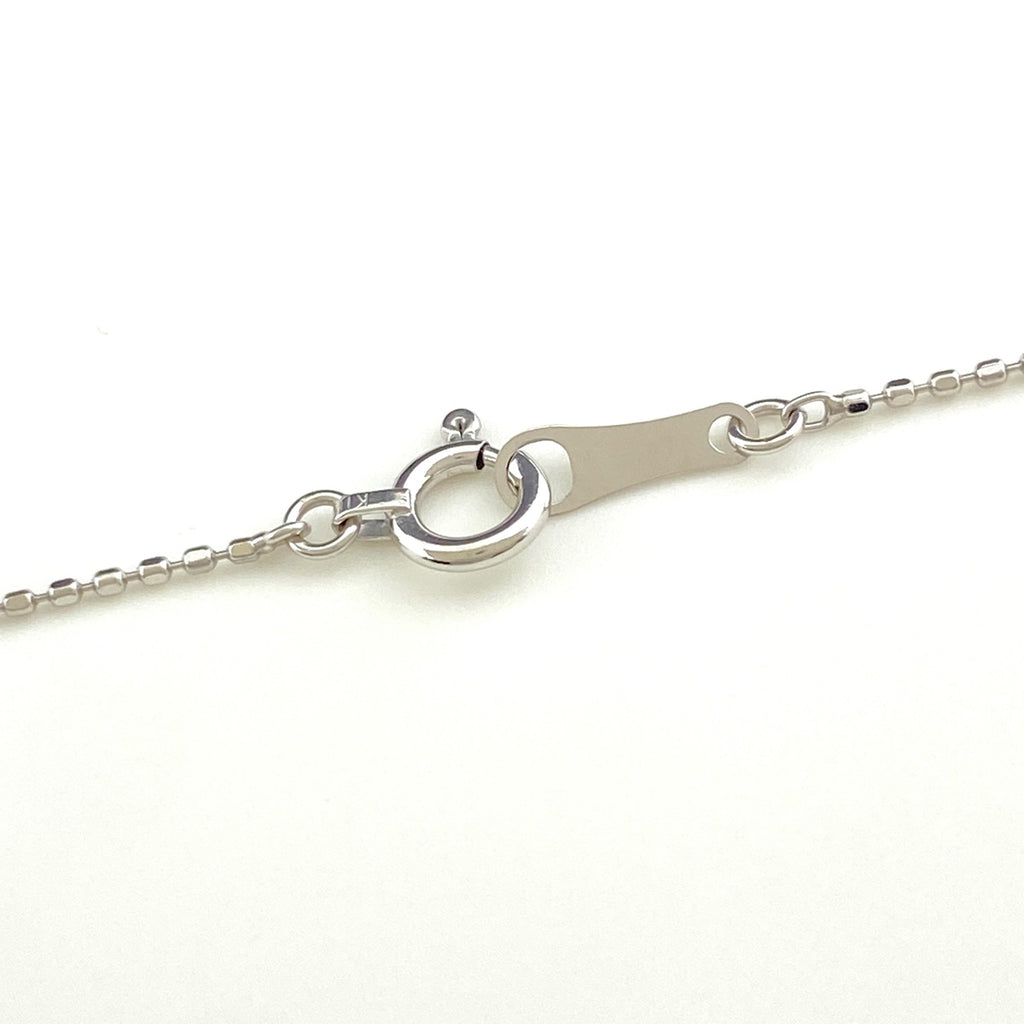 ルビー デザインネックレス WG ホワイトゴールド ペンダント メレダイヤ ネックレス K18 WG ルビー レディース 【中古】nbjwl