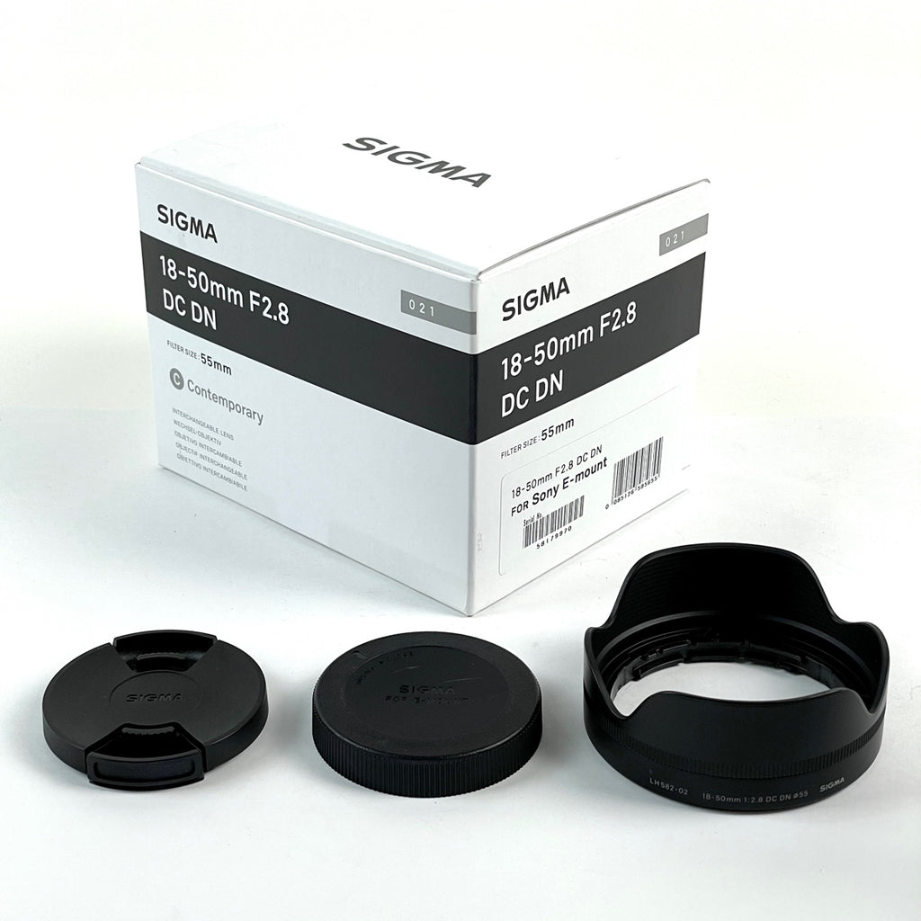 シグマ SIGMA Contemporary 18-50mm F2.8 DC DN (ソニーE/APS-C用) 一眼カメラ用レンズ（オートフォーカス） 【中古】cambb