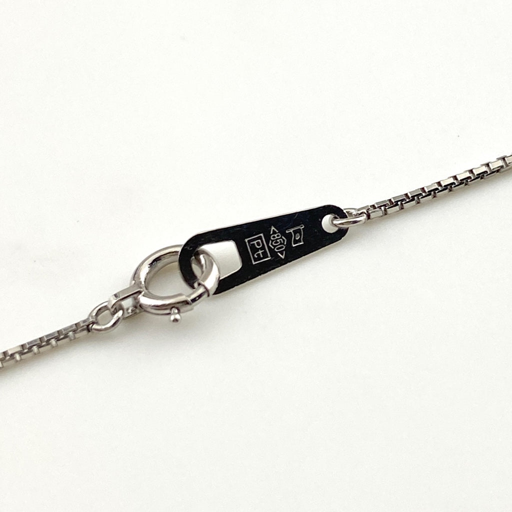 【最終値引き】 メレダイヤ デザインネックレス プラチナ ペンダント ネックレス Pt850 ダイヤモンド レディース 【中古】nbjwl