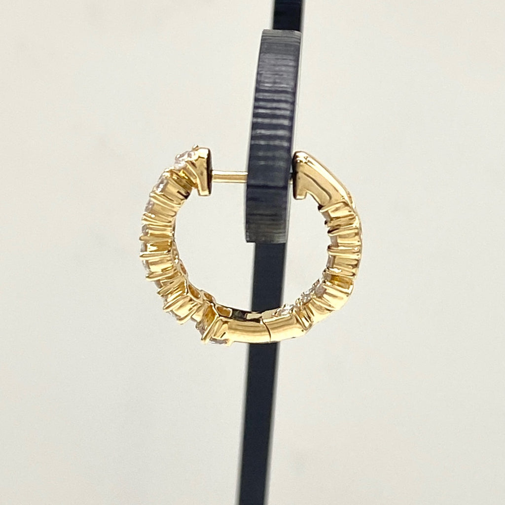 リメイク メレダイヤ デザインピアス YG イエローゴールド ピアス K18 ダイヤモンド レディースnbjwl