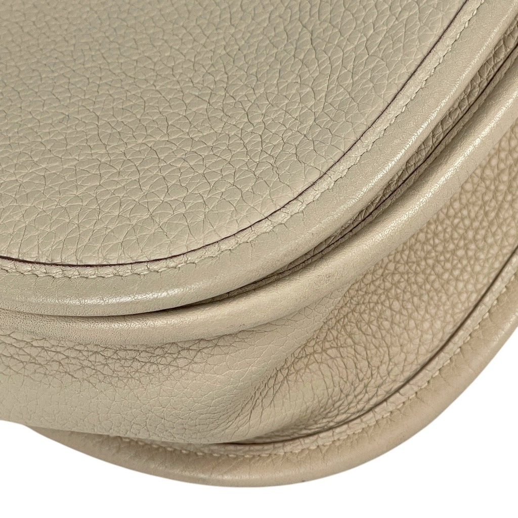 【在庫一掃】 エルメス エヴリン 2 PM パンチング Hロゴ ショルダーバッグ トリヨンクレマンス パーシュマン(アイボリー) □K レディース 【中古】 brbag