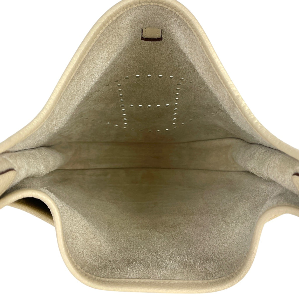 【在庫一掃】 エルメス エヴリン 2 PM パンチング Hロゴ ショルダーバッグ トリヨンクレマンス パーシュマン(アイボリー) □K レディース 【中古】 brbag