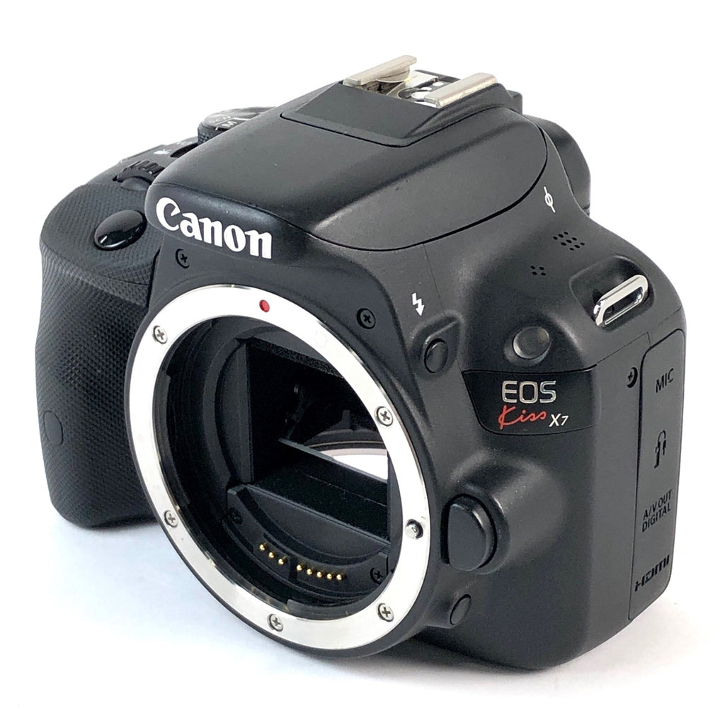 キヤノン Canon EOS Kiss X7 + EF-S 18-55mm F3.5-5.6 IS STM デジタル 一眼レフカメラ 【中古】