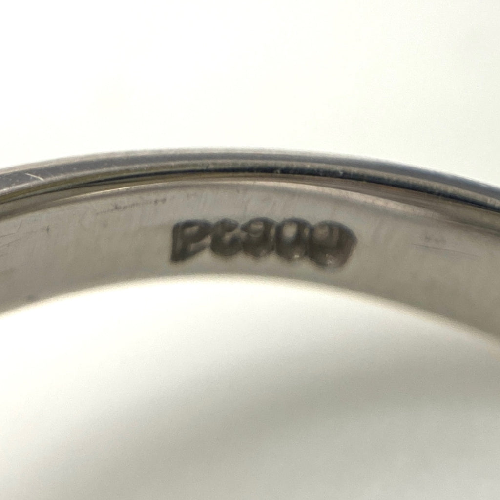 エメラルド デザインリング プラチナ メレダイヤ 指輪 リング 12.5号 Pt900 エメラルド ダイヤモンド レディース 【中古】nbjwl