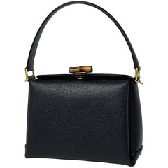 グッチ バンブー ハンドバッグ 2WAY ショルダーバッグ オールドグッチ 0009260175 ハンドバッグ レザー ブラック レディース 【中古】brbag