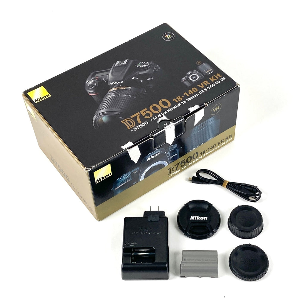ニコン Nikon D7500 18-140 VR レンズキット デジタル 一眼レフカメラ 【中古】