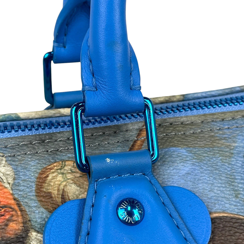 ルイ・ヴィトン スピーディ 30 ルーベンス マスターズコレクション ハンドバッグ レザー ブルー マルチカラー M43305 【中古】brbag