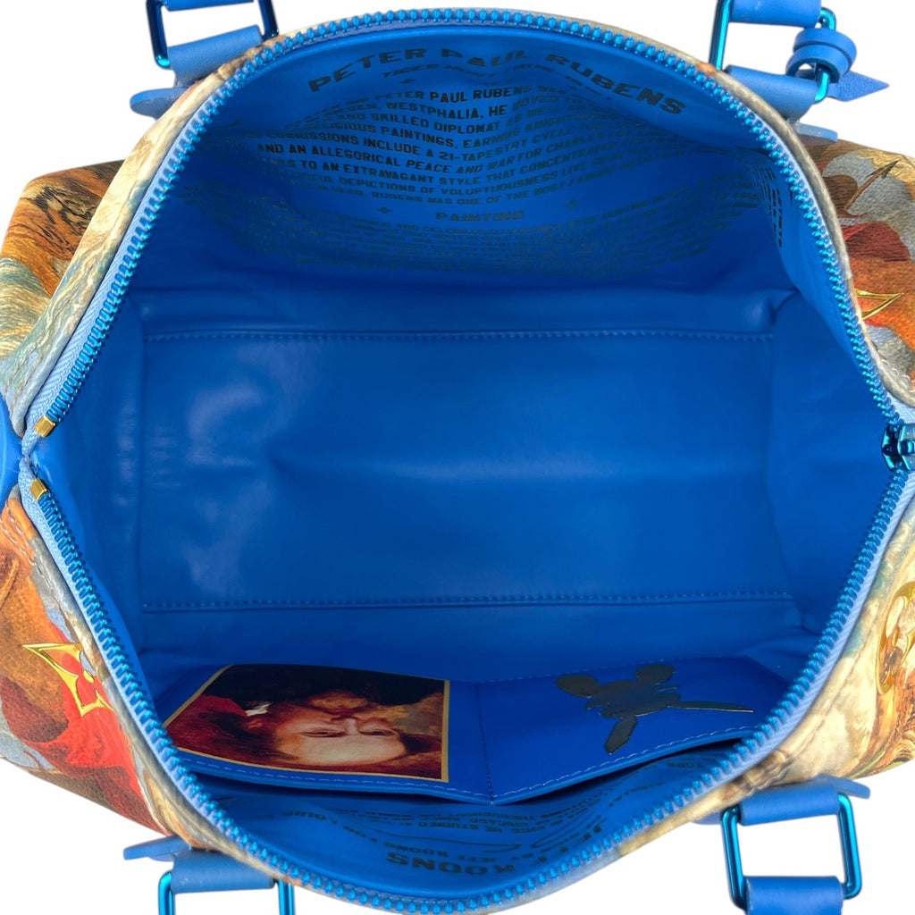 ルイ・ヴィトン スピーディ 30 ルーベンス マスターズコレクション ハンドバッグ レザー ブルー マルチカラー M43305 【中古】brbag