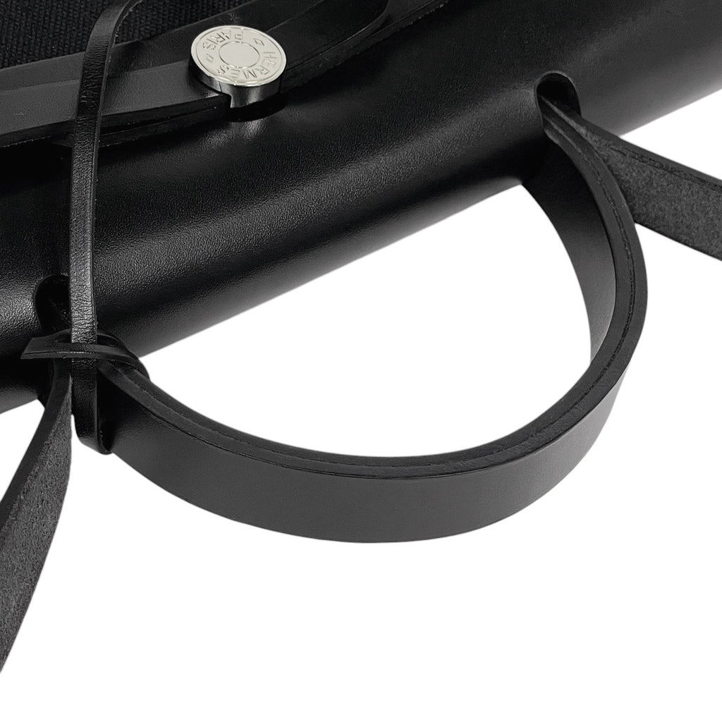 エルメス エールバッグ ジップ PM 2WAY ショルダーバッグ ハンドバッグ トワルアッシュ ブラック B レディース 【中古】brbag