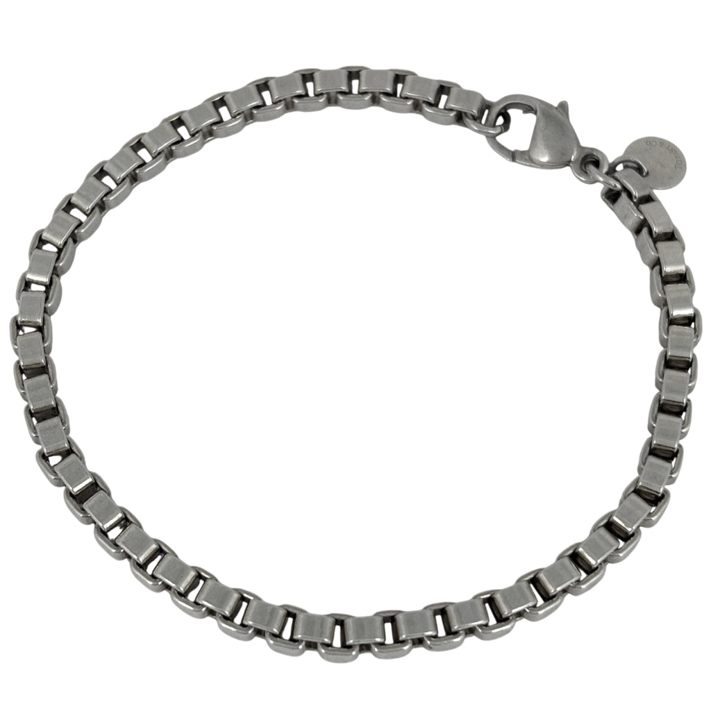 ティファニー ベネチアン ブレスレット 腕輪 チェーン ブレスレット シルバー925 シルバー レディース 【中古】bracc