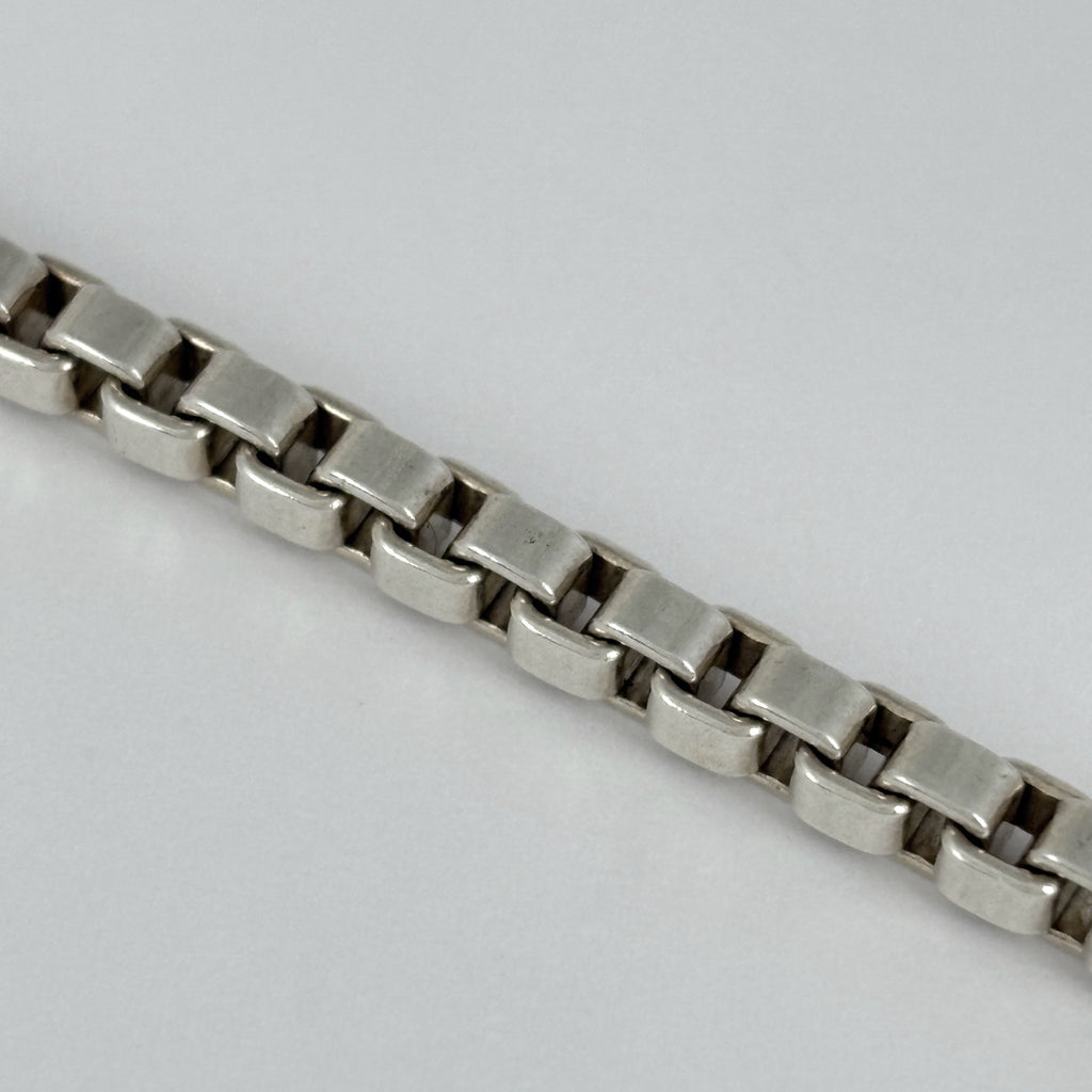 ティファニー ベネチアン ブレスレット 腕輪 チェーン ブレスレット シルバー925 シルバー レディース 【中古】bracc