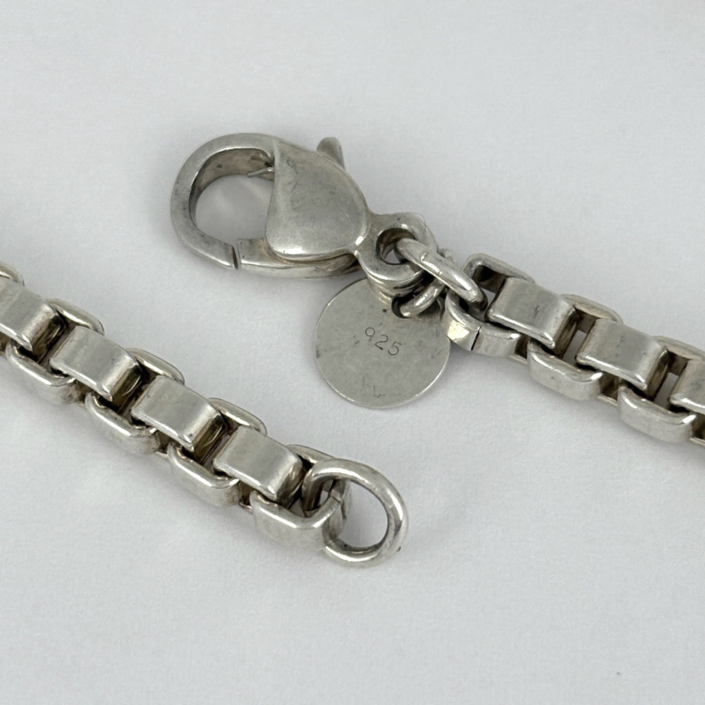 ティファニー ベネチアン ブレスレット 腕輪 チェーン ブレスレット シルバー925 シルバー レディース 【中古】bracc