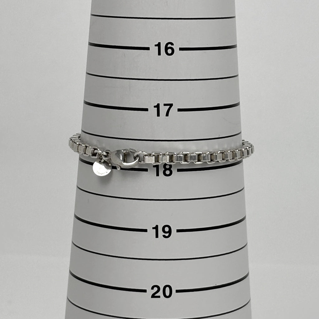 ティファニー ベネチアン ブレスレット 腕輪 チェーン ブレスレット シルバー925 シルバー レディース 【中古】bracc