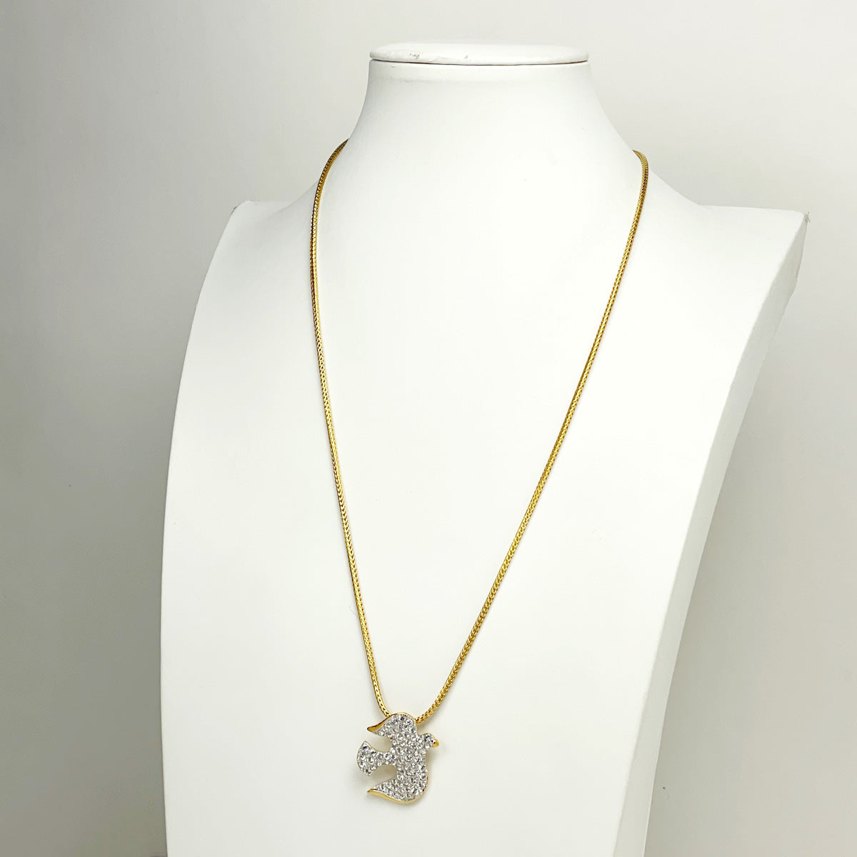 在庫一掃】 スワロフスキー クリスタル バードモチーフ ネックレス