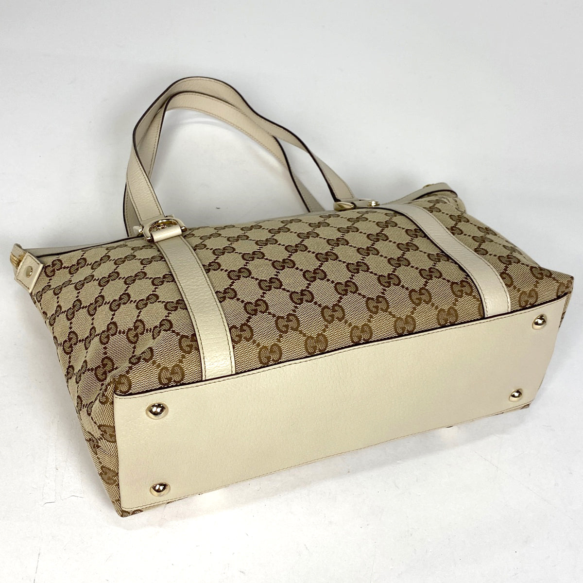 ★GUCCI グッチ アビー GGキャンバス ハンドバッグ 141470 GUCCI グッチ 141470 アビー GG柄 トートバッグ キャンバス
