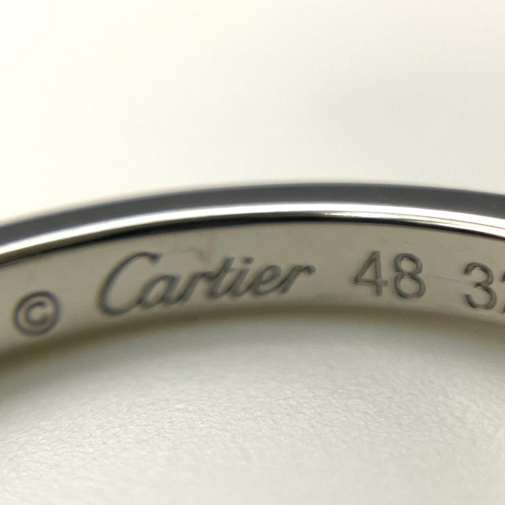 カルティエ バレリーナ リング プラチナ 指輪 リング 8号 Pt950 ダイヤモンド レディース 【中古】brjwl