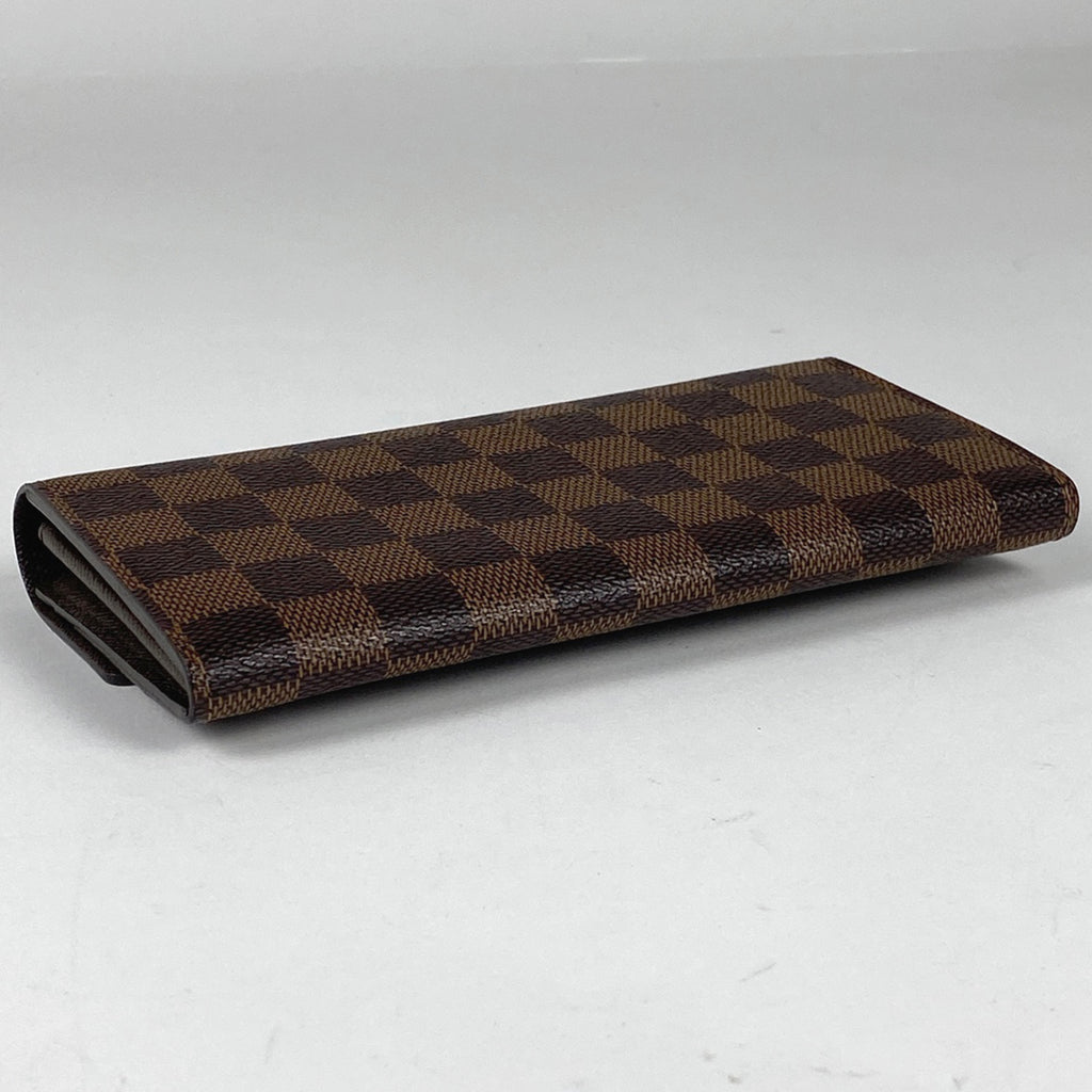 ルイ・ヴィトン ポルトフォイユ サラ 札入れ 小銭入れ 長財布 ダミエ ブラウン N61734 レディース 【中古】 
 ラッピング可