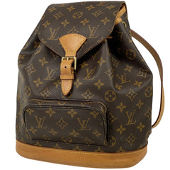 ルイ・ヴィトン モンスリ MM バックパック デイパック リュック モノグラム ブラウン M51136 レディース 【中古】 brbag