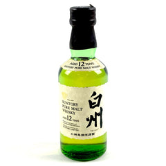 【東京都内限定お届け】 サントリー SUNTORY 白州 12年 ピュアモルト 50ml 国産ウイスキー 【古酒】